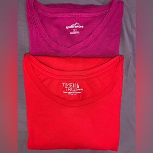 Bundle of women’s shirts.